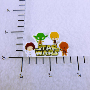 Set of 2 - Planar Resin - Star Wars Logo