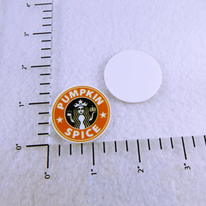 Set of 2 - Planar Resin - Coffee Logo - SBUX - Pumpkin Spice