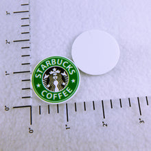 Load image into Gallery viewer, Set of 2 - Planar Resin - Coffee Logo - SBUX - Green with Words
