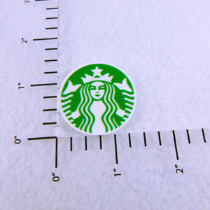 Set of 2 - Planar Resin - Coffee Logo - SBUX - No words