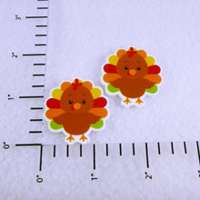Load image into Gallery viewer, Set of 2 - Planar Resin - Thanksgiving Turkey
