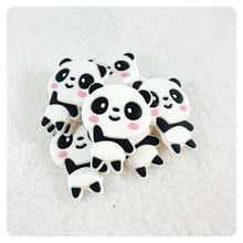 Load image into Gallery viewer, Set of 2 - PVC Resin - Panda Bear
