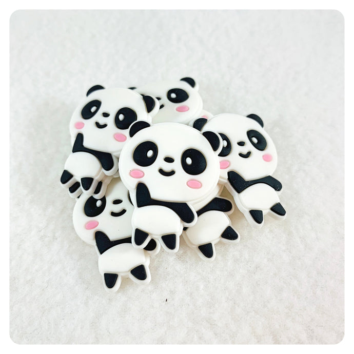 Set of 2 - PVC Resin - Panda Bear