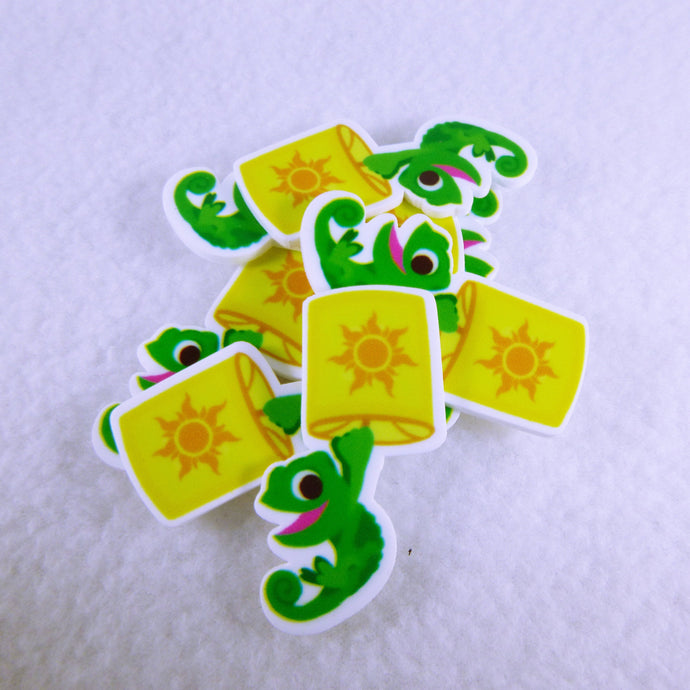 Set of 2 - Planar Resin - Pascal - Lizard - Rapunzel