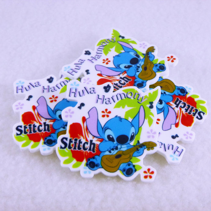 Set of 2 - Planar Resin - Stitch - Hula Harmony