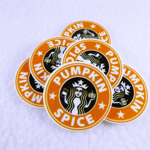 Set of 2 - Planar Resin - Coffee Logo - SBUX - Pumpkin Spice