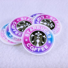 Load image into Gallery viewer, Set of 2 - Planar Resin - Coffee Logo - SBUX - Galaxy - Light
