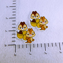 Load image into Gallery viewer, Set of 2 - Planar Resin - Chip and Dale - Chipmunks
