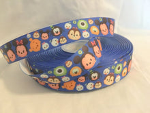 Load image into Gallery viewer, Ribbon by the Yard - Tsum Tsum Ribbon - Mickey and Friends Dark Blue

