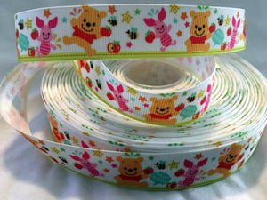 Ribbon by the Yard - Pooh and Piglet Cuties