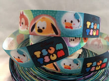 Load image into Gallery viewer, Ribbon by the Yard - Tsum Tsum Ribbon - Mickey and Friends - Words
