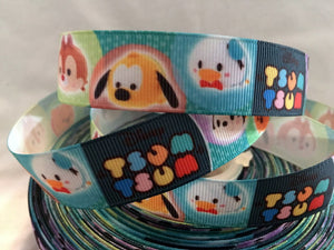 Ribbon by the Yard - Tsum Tsum Ribbon - Mickey and Friends - Words