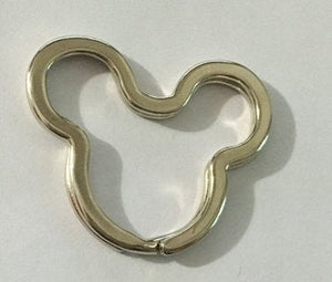 Mouse Head Split Ring - Key Ring - Keyring - Split Ring